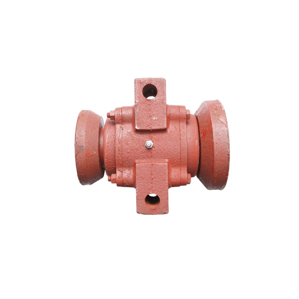 Lagar disc asamblat cu rulmenti 32015 si semimosoare - patrat de 40mm - distanta gauri 165mm